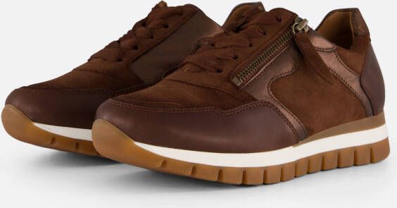 Gabor sneakers cognac Suede