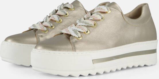 Gabor Sneakers goud Synthetisch Dames