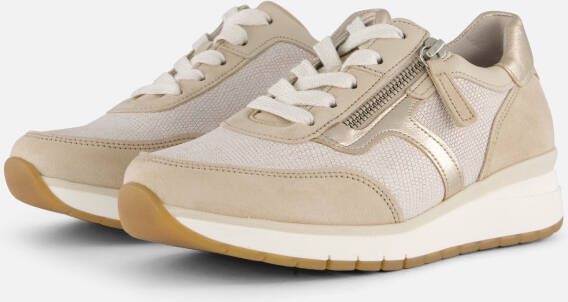 Gabor 46.305.63 Beige combi dames sneaker wijdte K