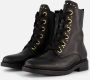 Gabor 52.705.57 Dames Veterboots Zwart - Thumbnail 1