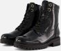 Gabor Zwarte Veterboots met Dikke Zool Black Dames - Thumbnail 2