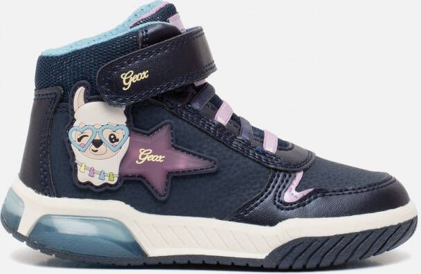 Geox Sneakers Blinkschuh J INEK GIRL met knipperende zool