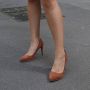 Giulia Pumps Cognac Imitatieleer 140308 Dames Kunstleer - Thumbnail 2