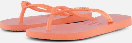 Havaianas Slim Glitter Neon Slippers roze