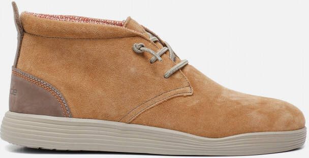 HEYDUDE Hey Dude JO veterschoenen Cognac Suede 382227 Heren