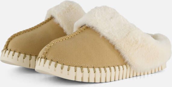 Ilse Jacobsen Pantoffels beige Suede