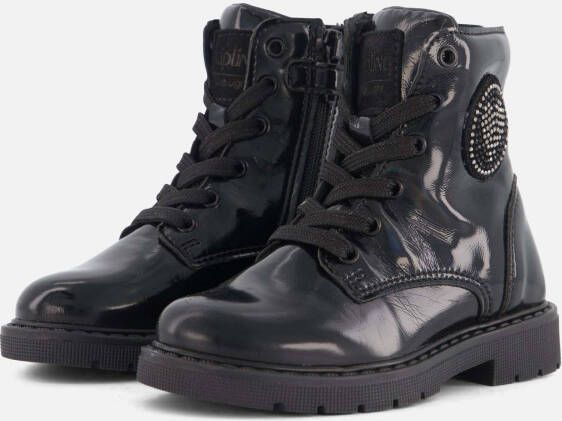 Kipling Babette 2B Veterboots zwart Leer