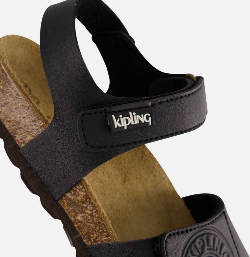 Kipling Guy Sandalen zwart Leer