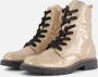 Kipling Hella veterboots met glitters champagne Wit Meisjes Imitatieleer 30 - Thumbnail 2