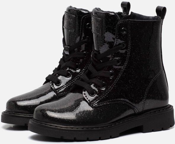 Kipling Hella A Veterboots zwart Leer Dames