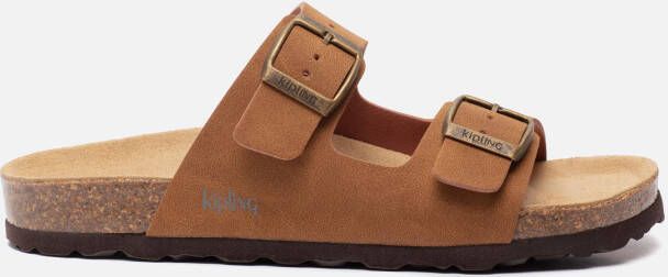 Kipling Sunset slippers cognac