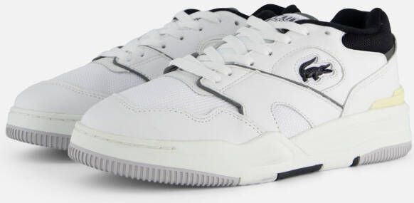 Lacoste Lineshot Sneakers wit Leer