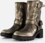 Lazamani Vintage Biker boots zilver Leer Dames - Thumbnail 3