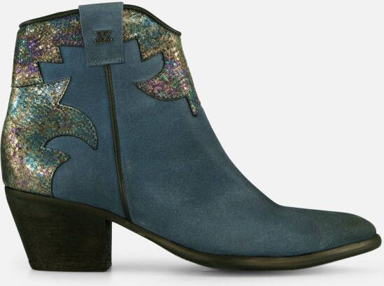 Lazamani westernboot blauw