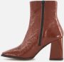 Linea zeta Enkellaarsjes cognac Lak Dames - Thumbnail 2