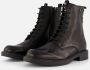 Linea zeta Veterboots zwart Leer - Thumbnail 2