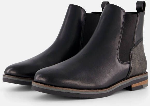 marco tozzi Chelsea boots zwart Synthetisch