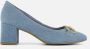 Marco tozzi Pumps blauw Textiel - Thumbnail 1