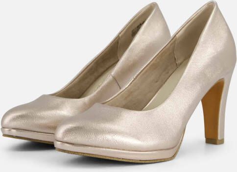 marco tozzi Pumps goud Synthetisch