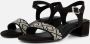 Marco Tozzi Sandalen zwart Textiel Dames - Thumbnail 1