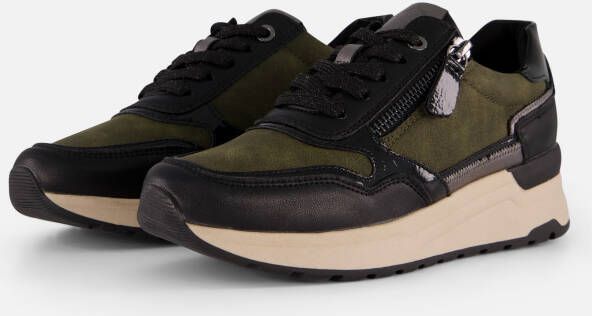 Marco Tozzi Sneakers groen Synthetisch Dames