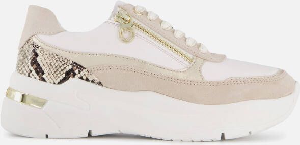 Marco Tozzi Dames Sneaker 23726-197 Wit Combi