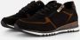 Marco tozzi Zwarte Suède Sneaker met Cognac Details Black Dames - Thumbnail 1