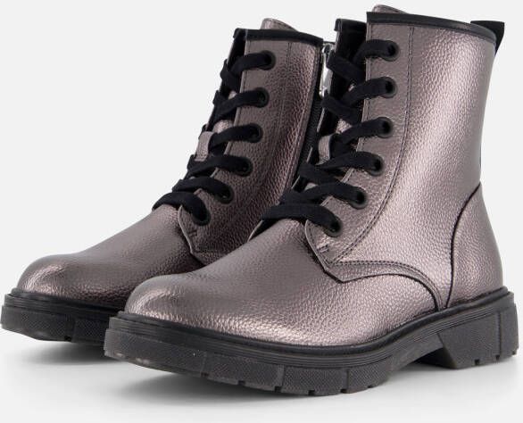 Marco tozzi Veterboots grijs Synthetisch