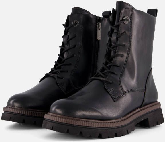 marco tozzi Veterboots zwart Synthetisch