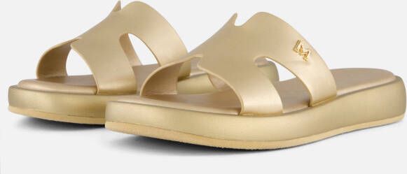 Mexx Gouden Lotus Slippers Vrouwen Volwassen Yellow Dames