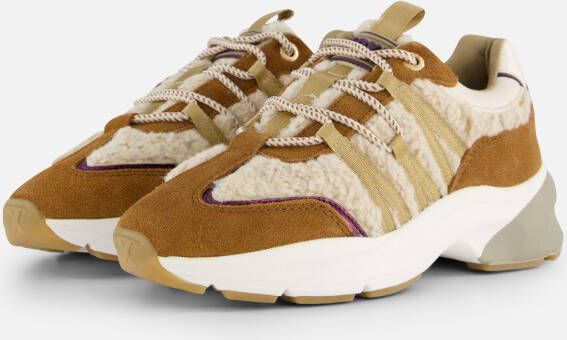 Mexx Moana Sneakers cognac Textiel