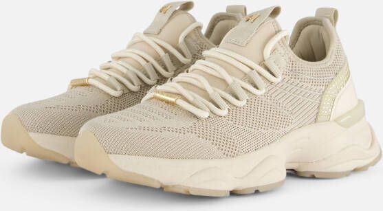 Mexx North Sneakers beige Textiel