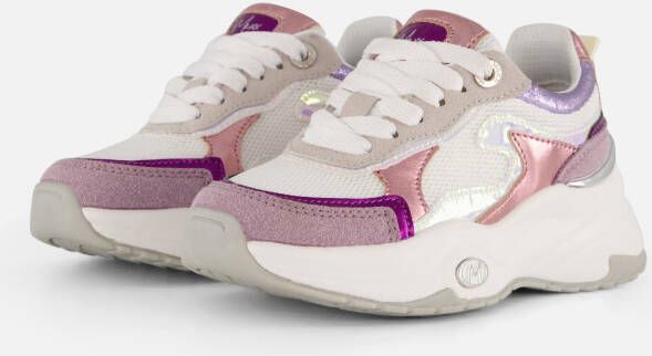 Mexx Palma Pam Sneakers paars Leer