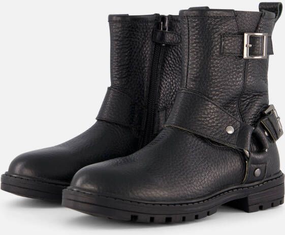 Muyters Biker boots zwart Leer