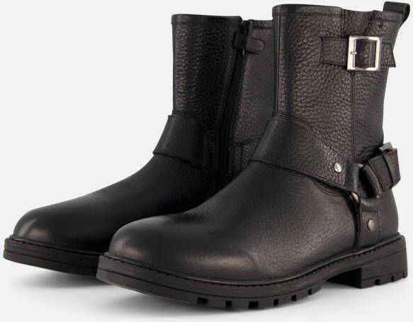 Muyters Biker boots zwart Leer