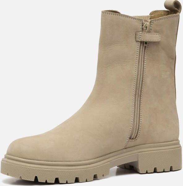 Muyters Chelsea boots beige Leer 42703