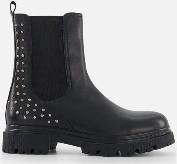 Muyters Chelsea boots zwart Leer