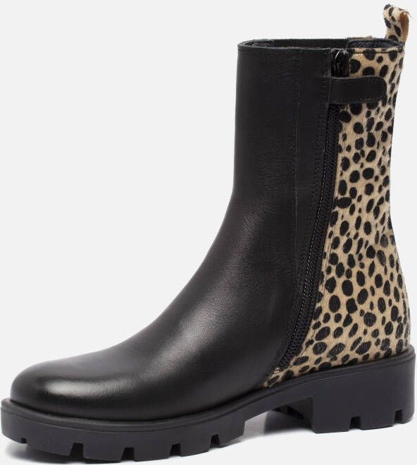 Muyters Chelsea boots Zwart Leer 032703 Dames