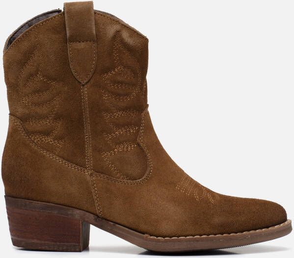 Muyters Cowboylaarzen bruin Suede