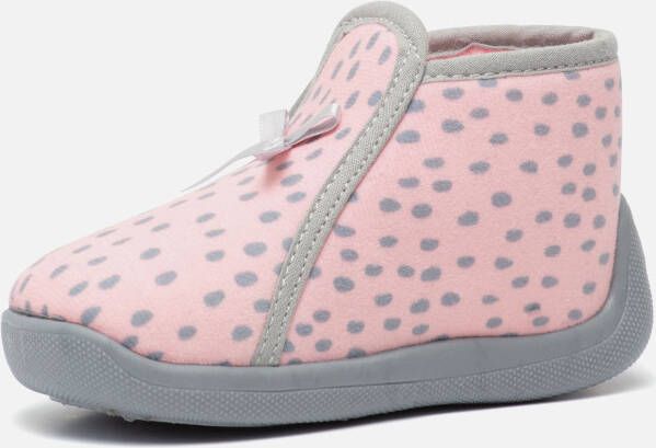 Muyters Pantoffels roze Textiel