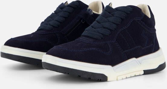 Muyters Sneakers blauw Imitatieleer