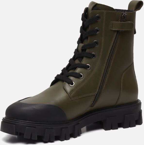 Muyters Veterboots Groen Leer 042604 Dames