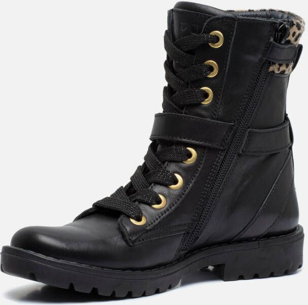 Muyters Veterboots Zwart Leer 042607 Dames - Foto 1