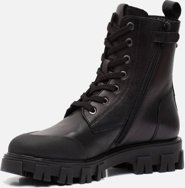 Muyters Veterboots Zwart Leer 042603 Dames