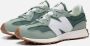 New Balance 327 Sneakers groen Textiel - Thumbnail 1