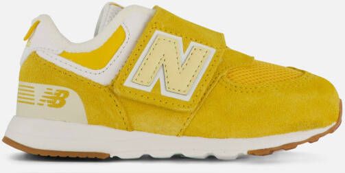 New Balance 574 Sneakers geel Leer