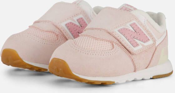 New Balance 574 Sneakers roze Leer