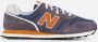 New Balance 373 V2 sneakers grijs oranje blauw - Thumbnail 11