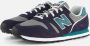 New Balance 373 V2 sneakers donkerblauw turquoise grijs - Thumbnail 3