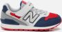 New Balance 996 sneakers wit donkerblauw grijs Mesh Meerkleurig 34.5 - Thumbnail 15